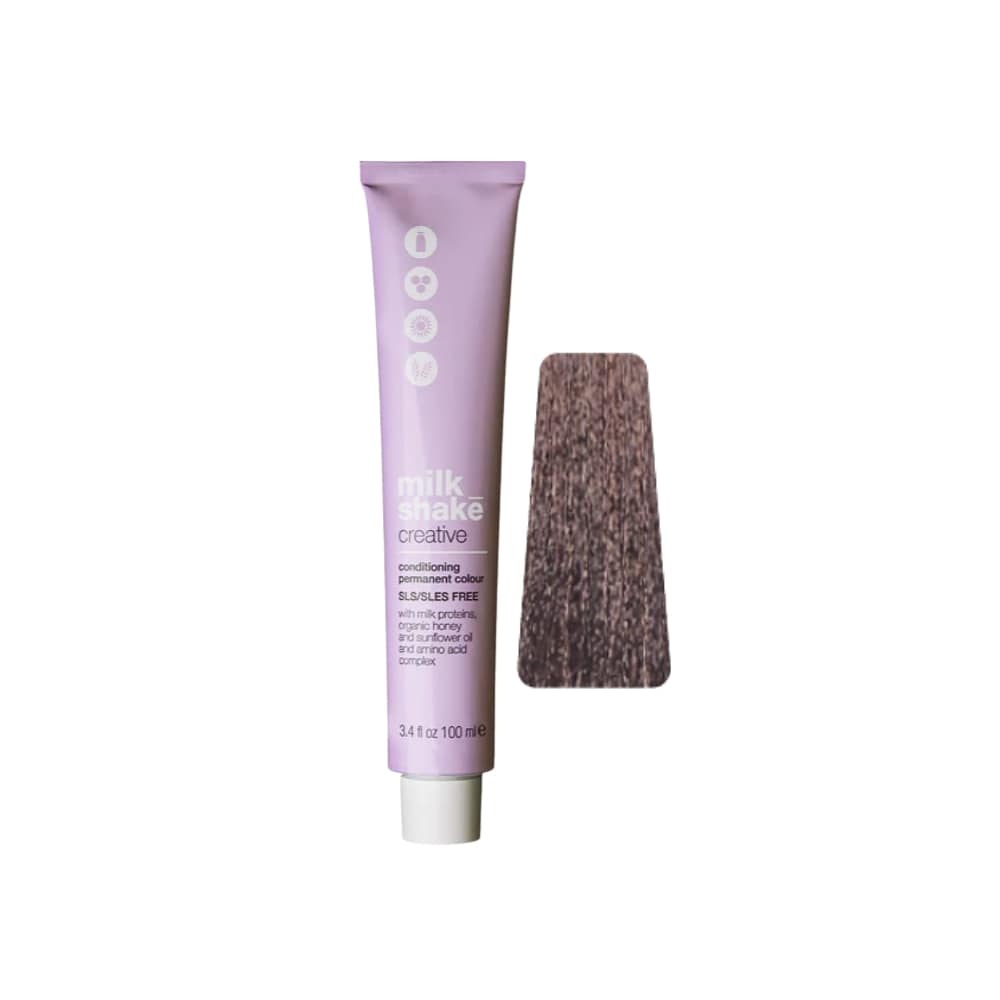 milk_shake Creative Permanent Colour 6GM Golden Mahogany Dark Blond (6.35) 100 ml tube with swatch