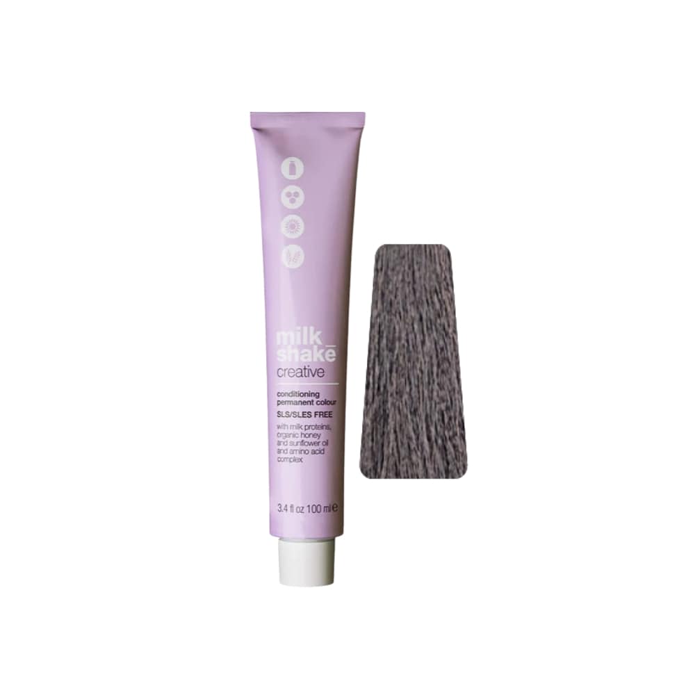 milk_shake Creative Permanent Colour 3GA Golden Ash Dark Brown (3.31) 100 ml tube with swatch