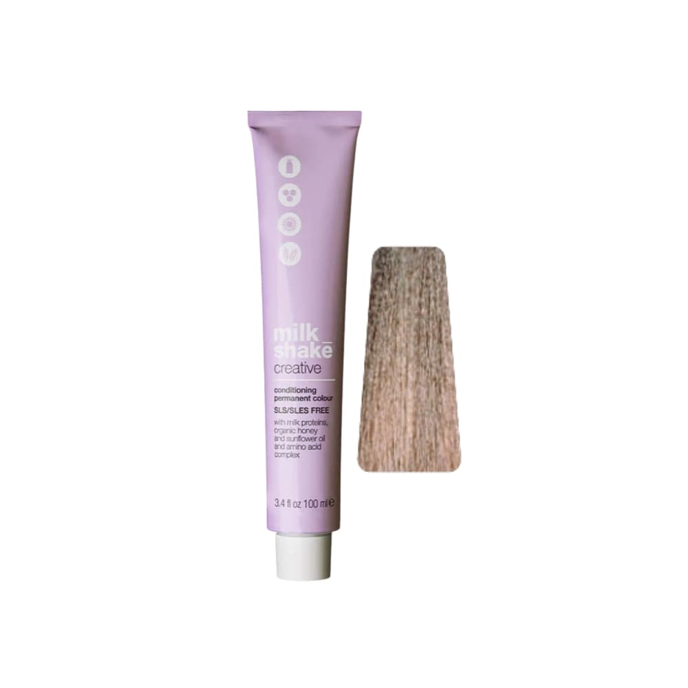 milk_shake Creative Permanent Colour 9BR Moka Red Very Light Blond (9.86) 100 ml tube with swatch