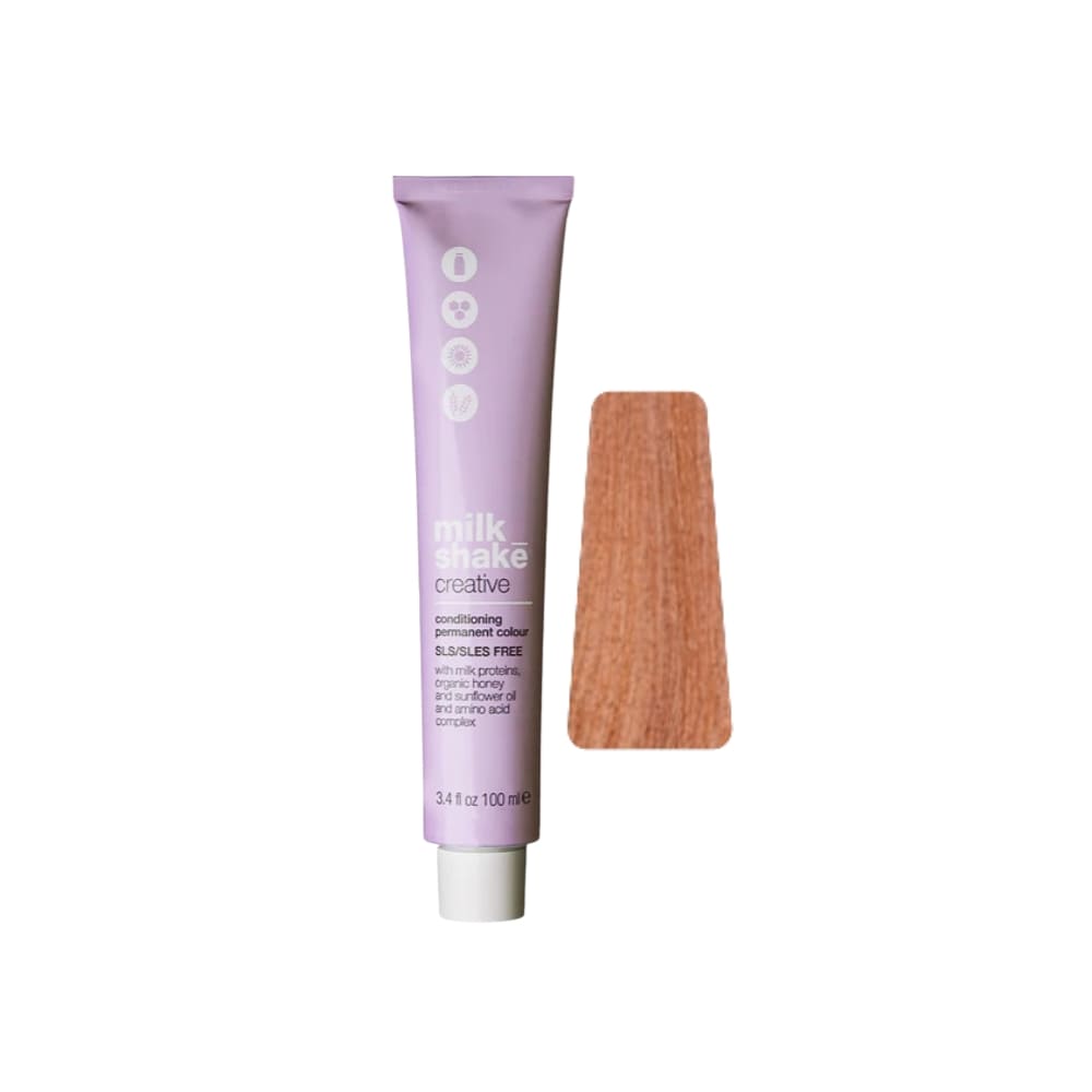 milk_shake Creative Permanent Colour 9BC Moka Copper Very Light Blond (9.84) 100 ml tube with swatch