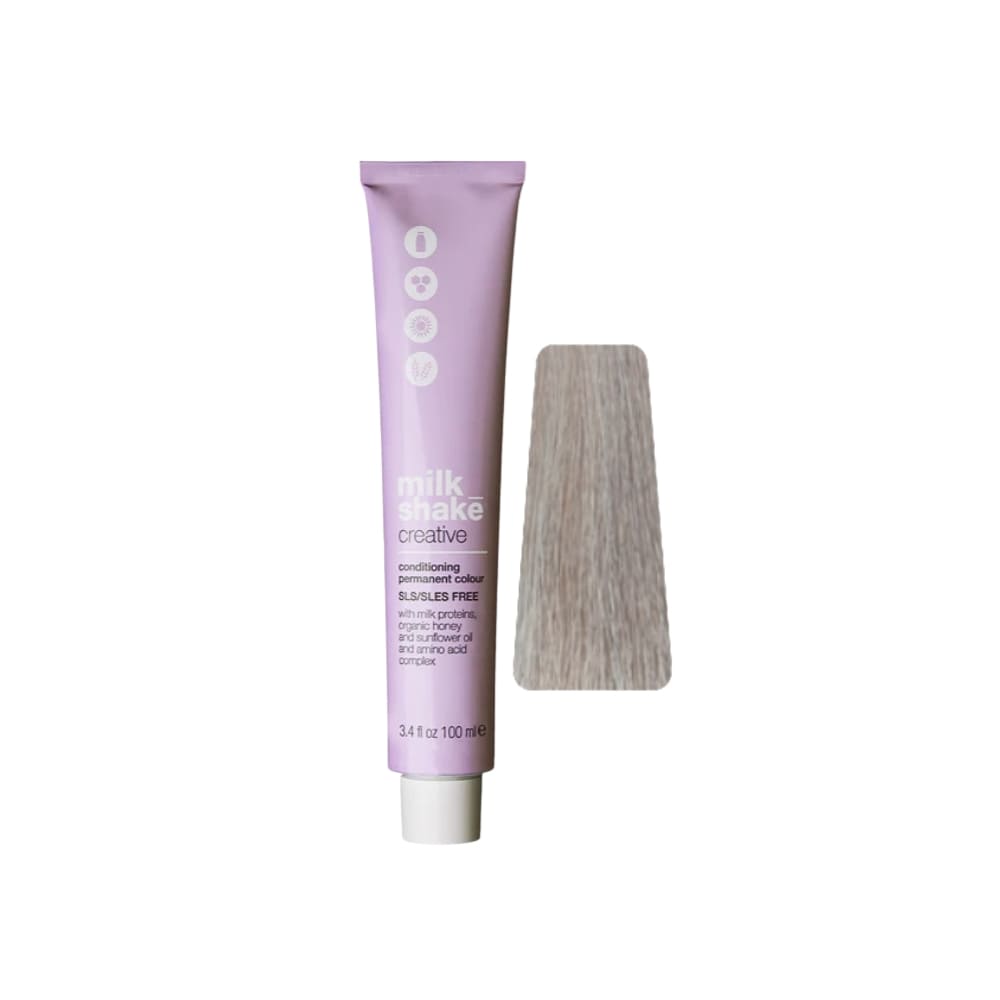 milk_shake Creative Permanent Colour 12NA Natural Ash (12.01) 100 ml tube with swatch