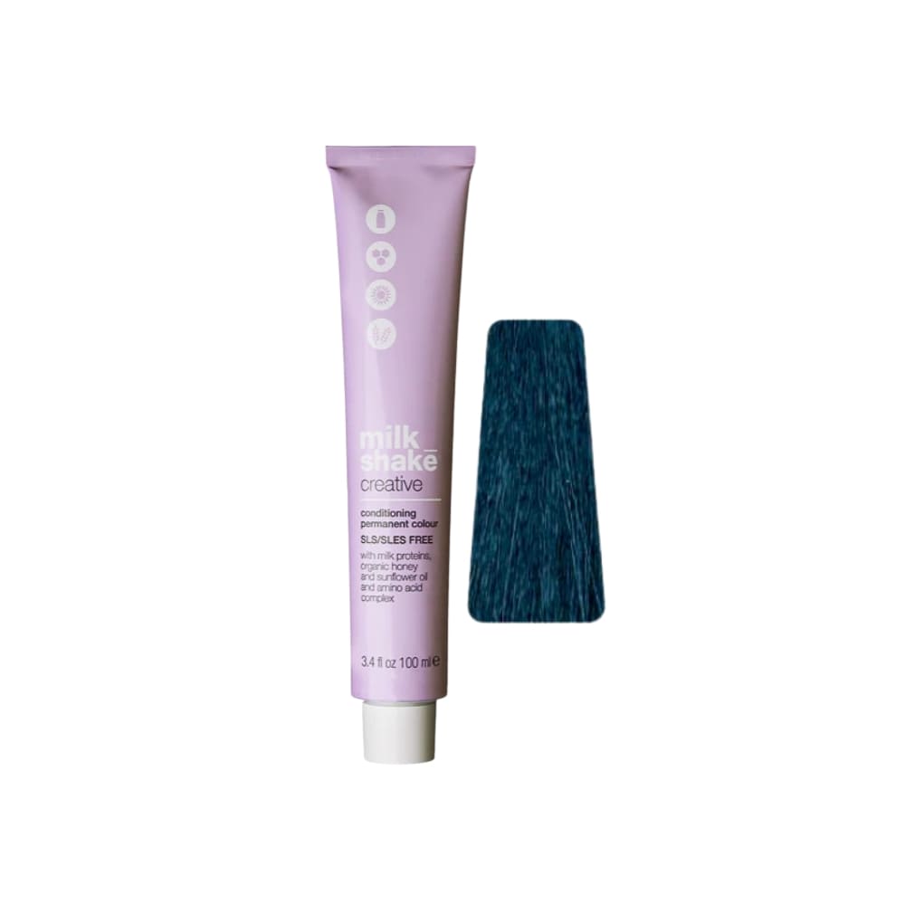milk_shake Creative Permanent Colour BB Blue Black 100 ml tube with swatch