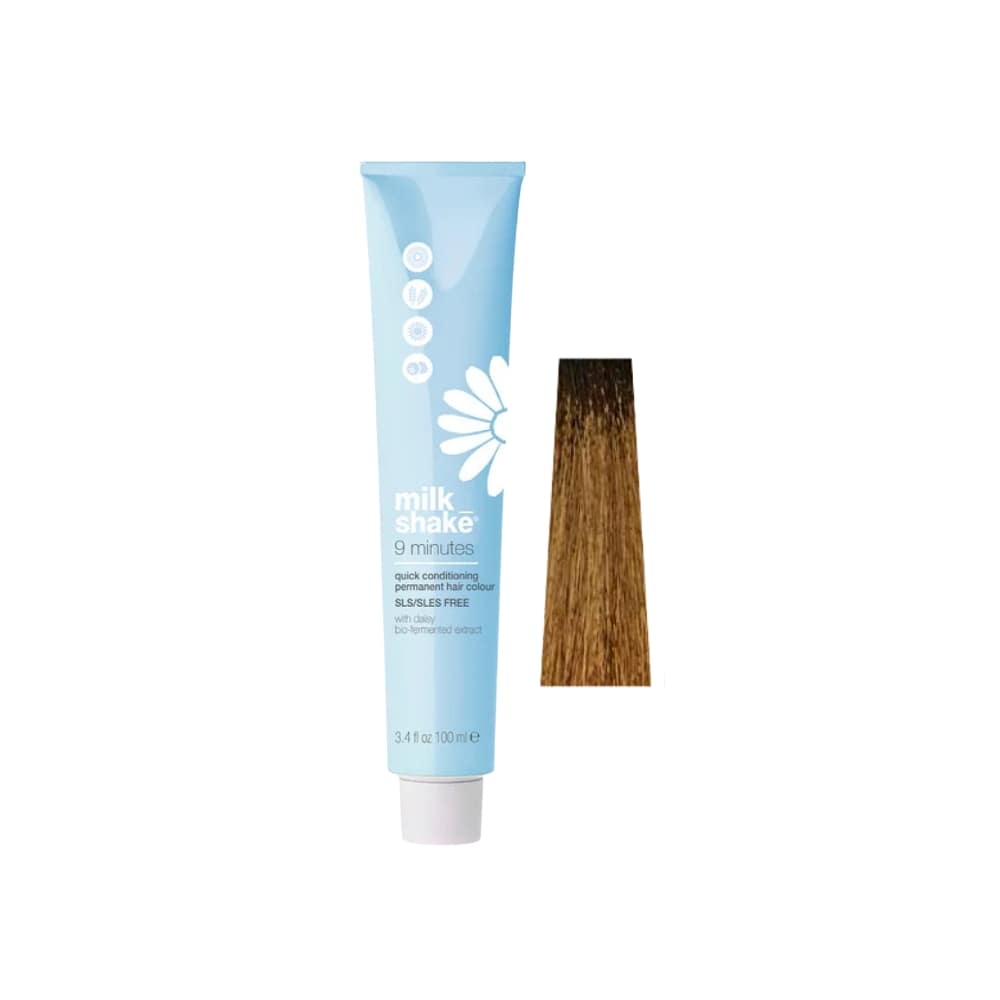milk_shake 9 Minutes Color — 6NN Dark Blond — distributor packshot, plain white background