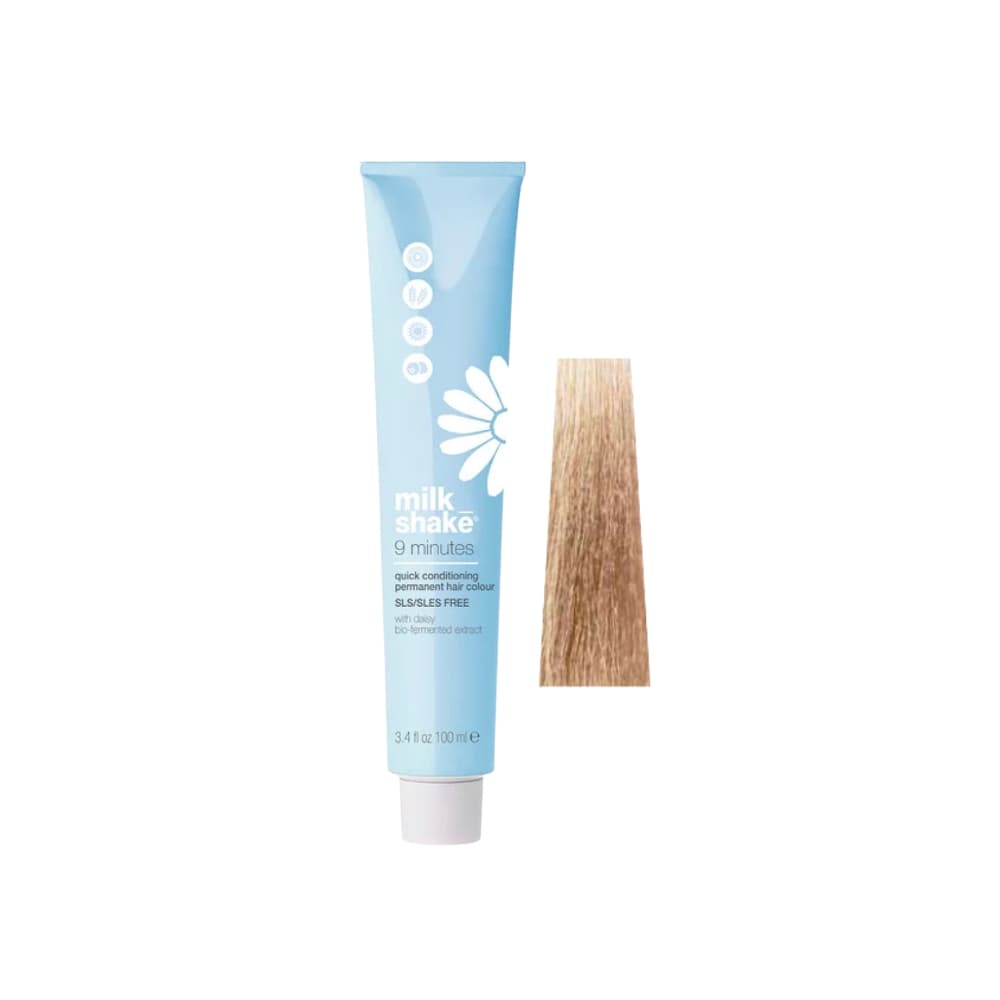milk_shake 9 Minutes Color — 9AG Ash Gold Very Light Blond — distributor packshot, plain white background