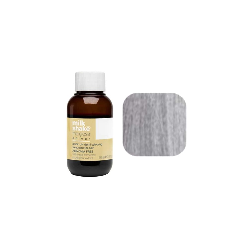 milk_shake The Gloss Colour 9A Ash Very Light Blonde (9.1) 60 ml — bottle and shade swatch, plain white background