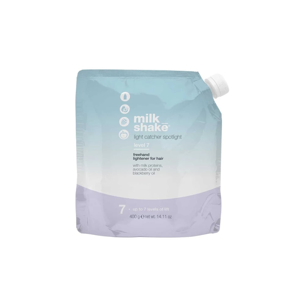 milk_shake Light Catcher Spotlight Deco Powder — Level 7 – 400 g — distributor packshot, plain white background