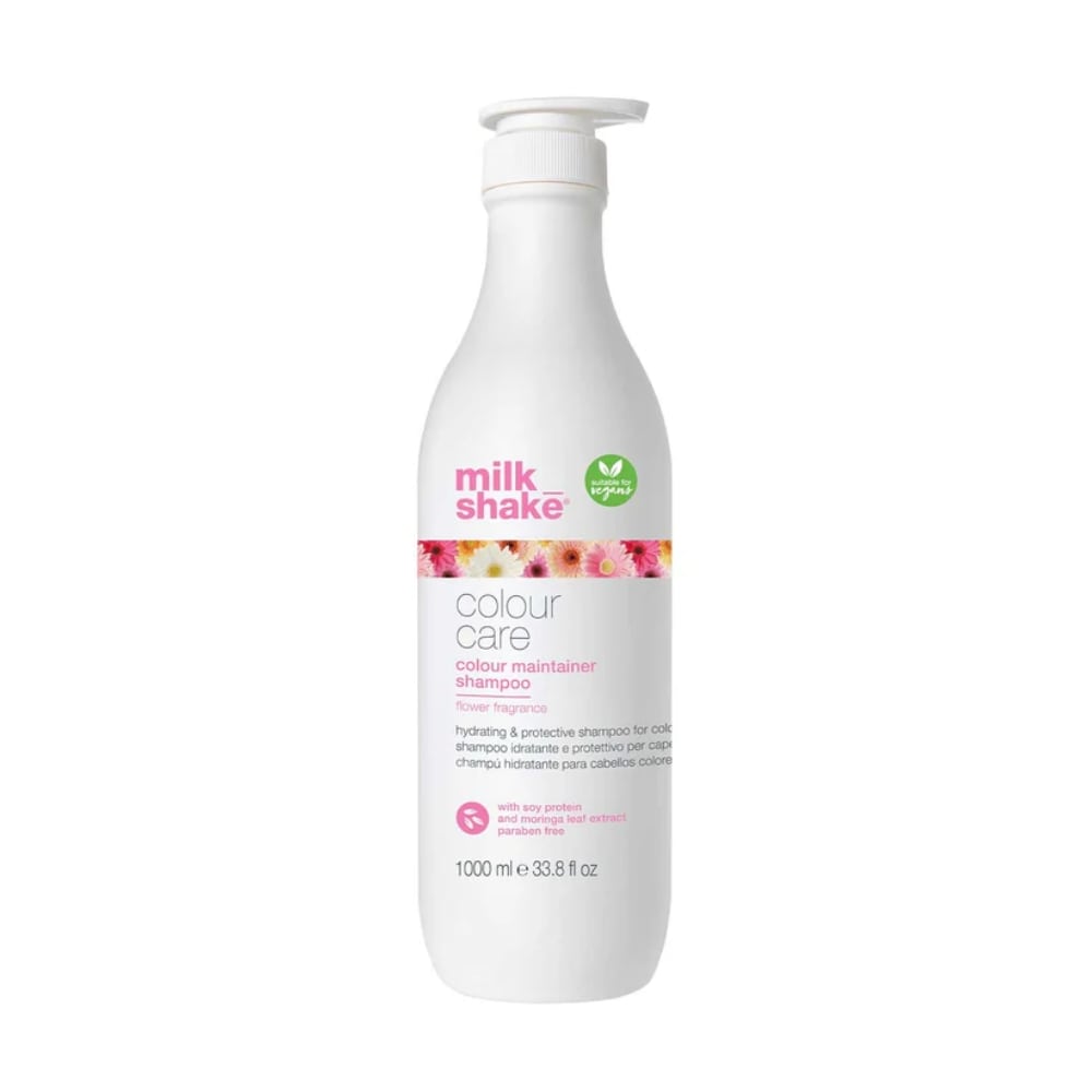 milk_shake Colour Care Color Maintainer Shampoo & Conditioner Duo — 1 L shampoo component packshot, plain white background