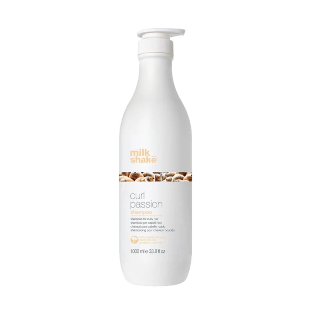 milk_shake Curl Shampoo & Conditioner Duo — 1 L shampoo component packshot, plain white background