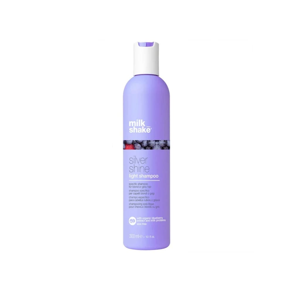 milk_shake Silver Shine Light Shampoo — 300 ml distributor packshot, plain white background