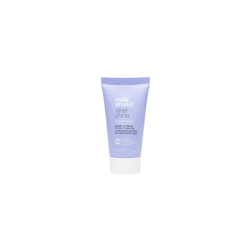 milk_shake Silver Shine Conditioner — 50 ml distributor packshot, plain white background
