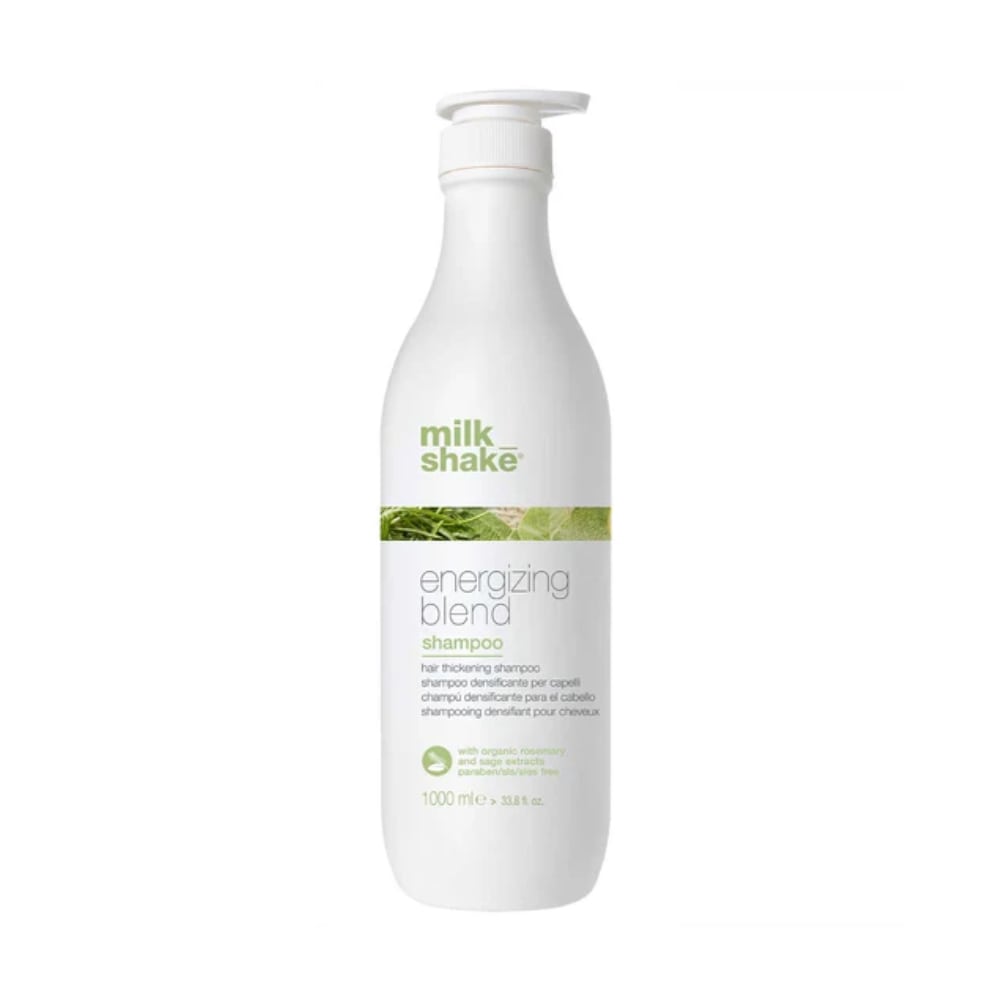 milk_shake Energizing Shampoo & Conditioner Duo — 1 L shampoo component packshot, plain white background