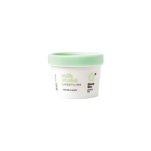 milk_shake Glossy Wax — 90 ml distributor packshot, plain white background