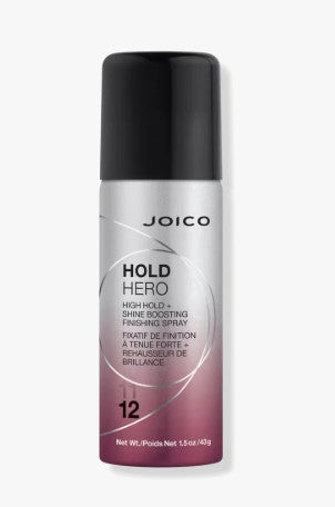 Joico Hold Hero Hairspray — 50 ml travel can, front label, plain white background