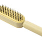 milk_shake Mini Hair Brush — Yellow distributor packshot, plain white background