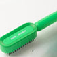 milk_shake Mini Hair Brush — Green distributor packshot, plain white background