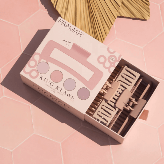 Pinces King Klaws couleur blush – 4/pqt