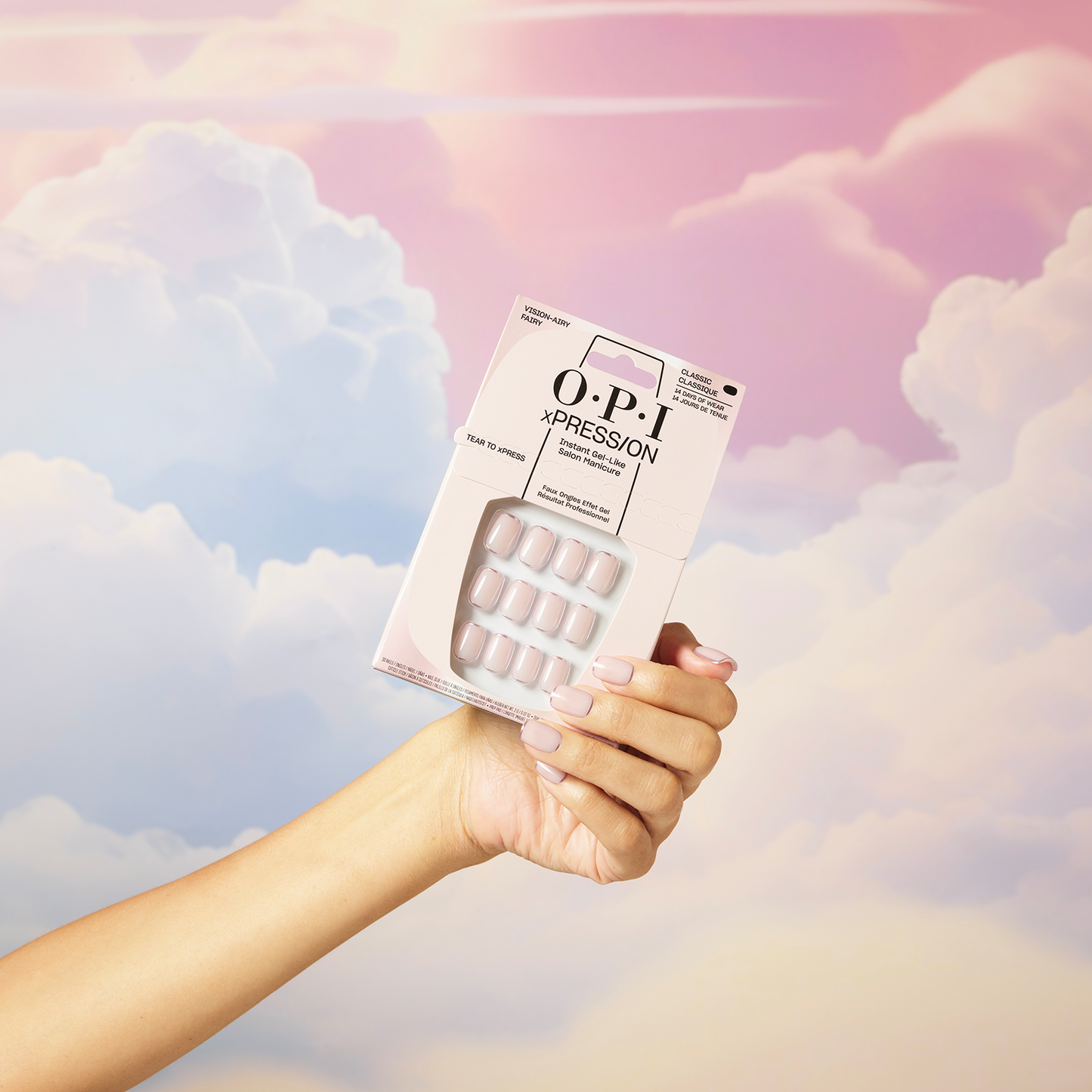 OPI xPRESS/ON Vision-airy Fairy (AN049S) – Chrome-Edged Press-On Nails