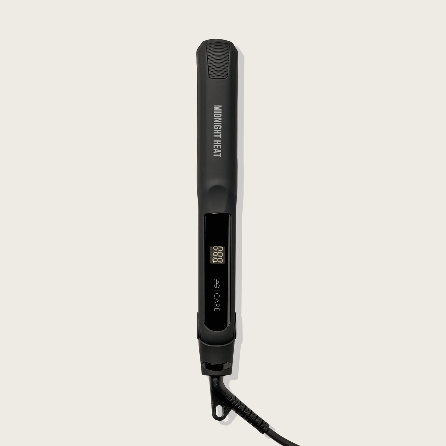 AG Care FER PLAT MIDNIGHT HEAT - Ionic Tourmaline Flat Iron for Smooth, Frizz-Free Hair
