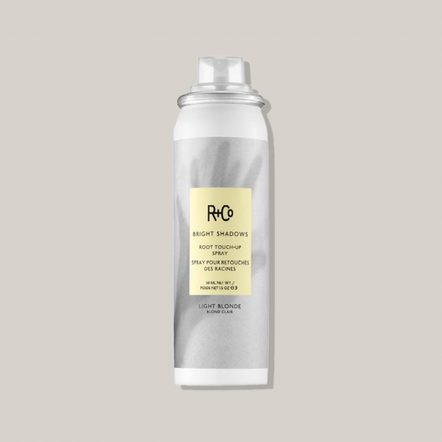 R+Co Bright Shadows Root Touch-Up Spray – Light Blond