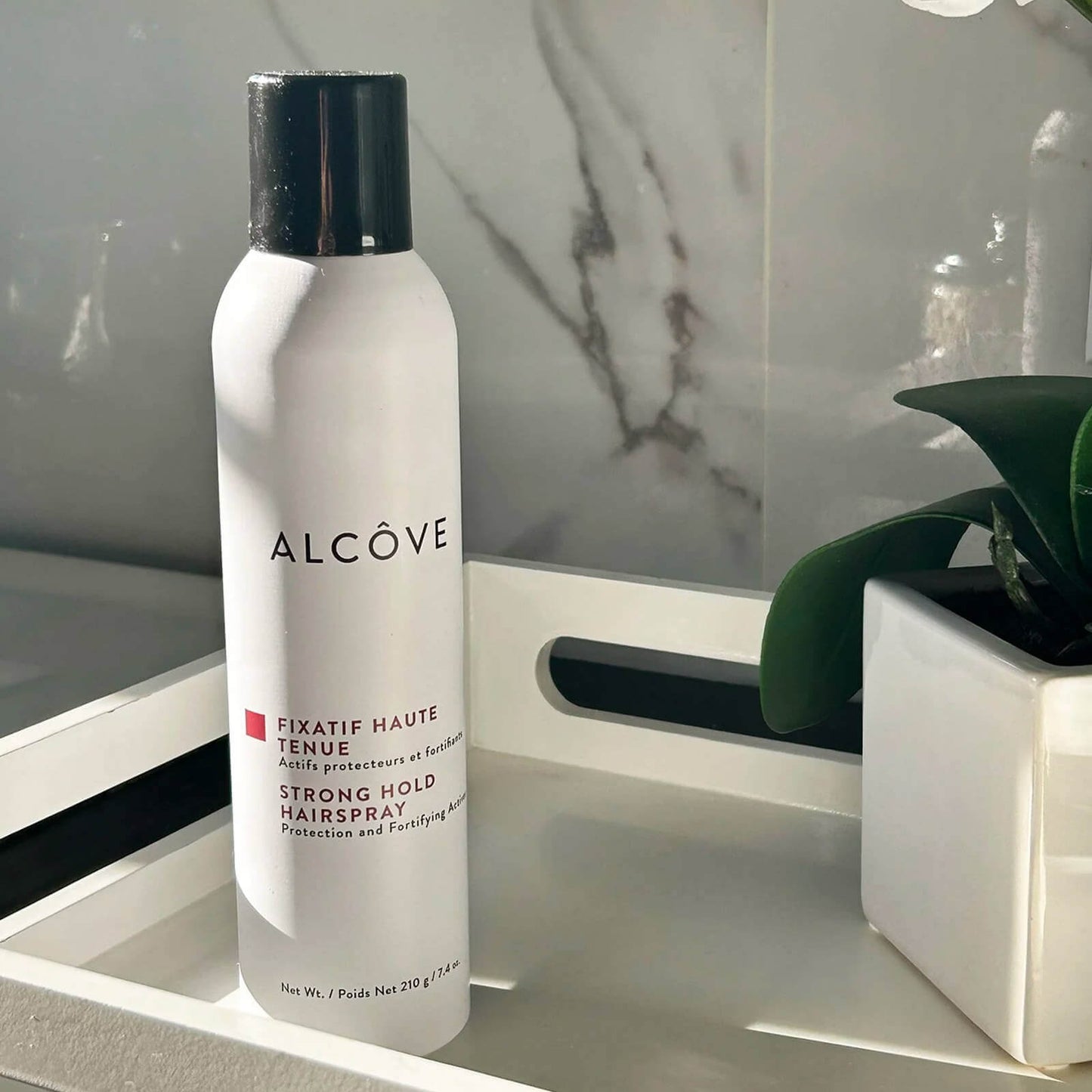 Alcove Strong Hold Hairspray – Lasting Control & UV Care 210g – Alcove professional haircare