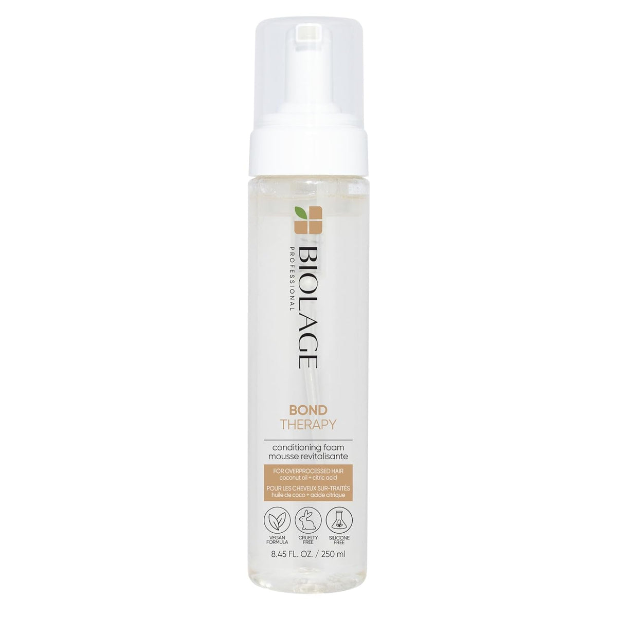 Biolage Bond Therapy Conditioning Foam 250ml – Lightweight Bonding Care for Damaged Hair