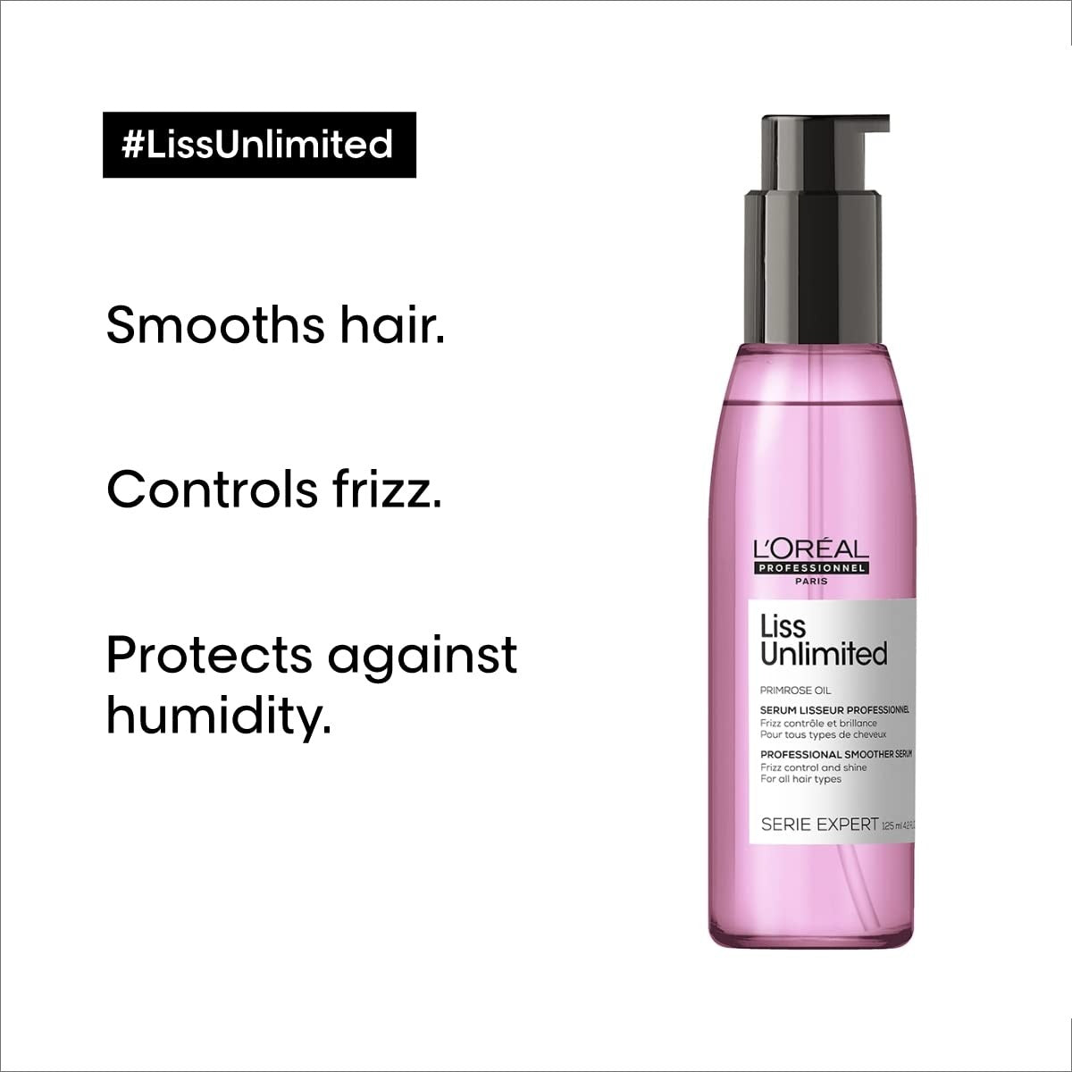 L'Oréal Professionnel Serie Expert Primrose Oil Liss Unlimited Blow Drying Oil 125ml