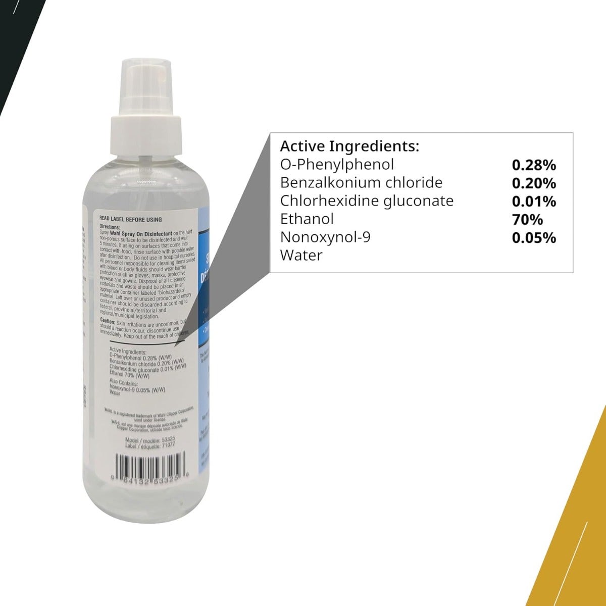 Wahl Spray-On Disinfectant – #53325 — product image 5