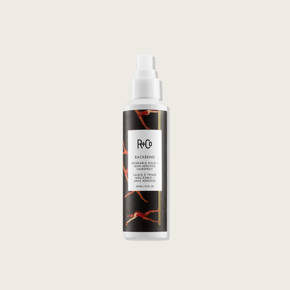 Backbend Achievable Hold + Non-Aerosol Hairspray for Lasting Styles | R+Co | ProHair.ca