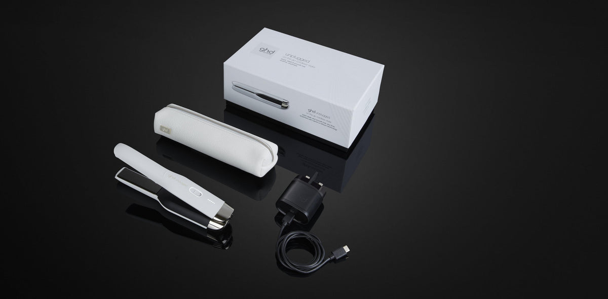GHD – Unplugged Cordless Hair Straightener – White