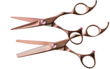 Olivia Garden SilkCut Shear & Thinner Case Deal — 5" / Right-handed, plain white background