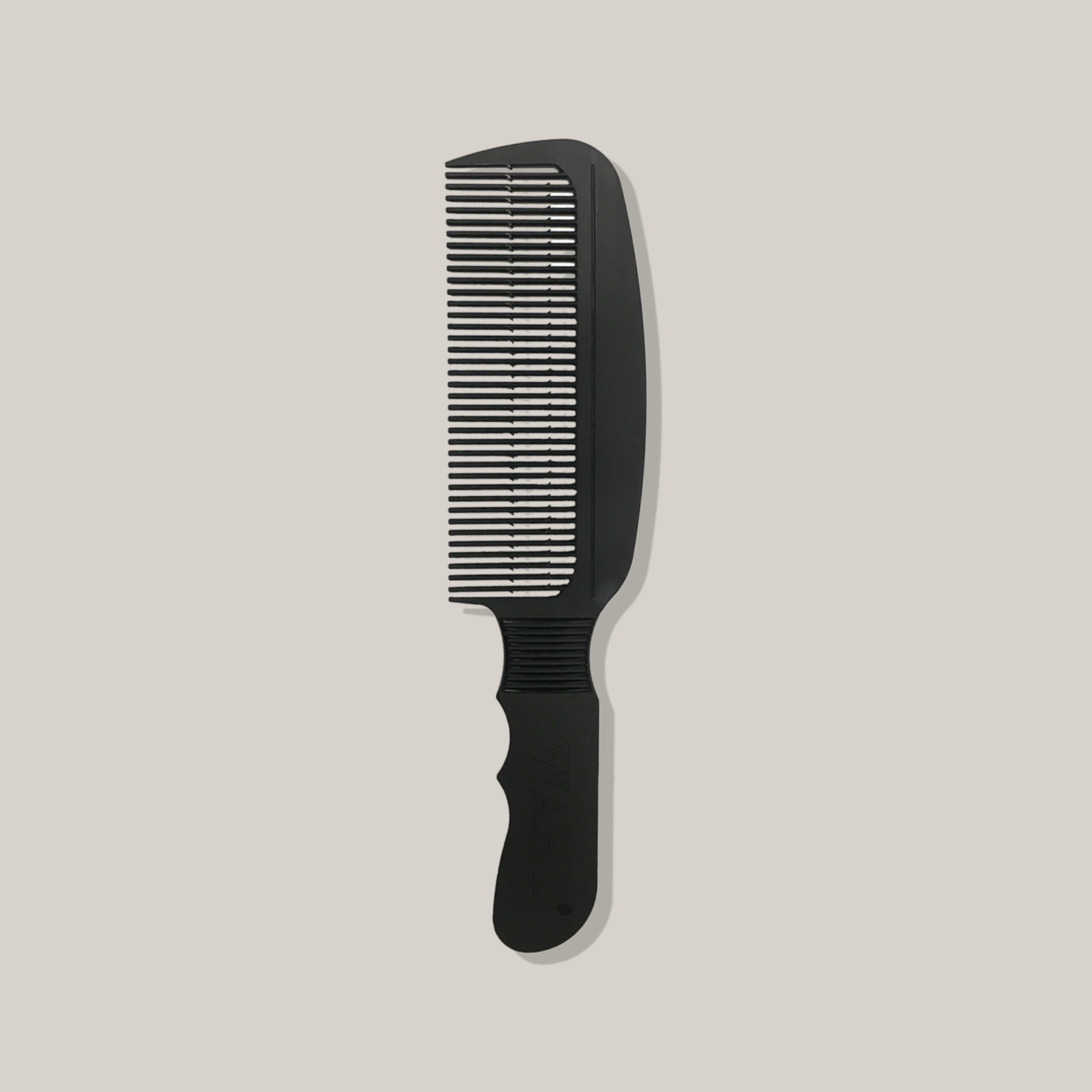 Peigne à dessus plat de barbier noir #53201