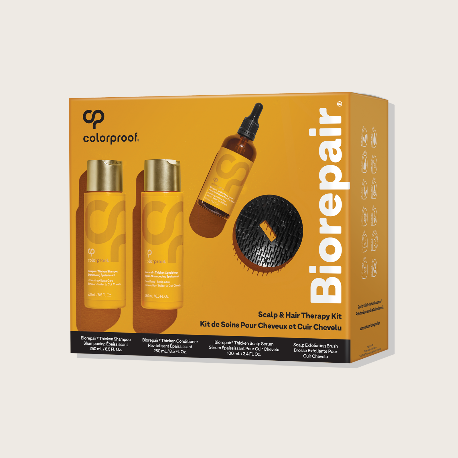 Ensemble trio Biorepair épaississant