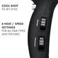 Hot Tools Ionic Turbo Salon Dryer — heat and speed switch detail
