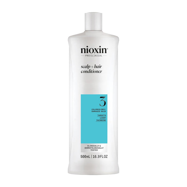 Nioxin System 3 Scalp Therapy Revitalising Conditioner – Moisture for Colour-Treated Hair with Light Thinning