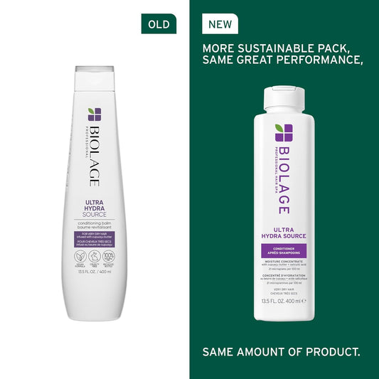 Biolage Ultra HydraSource Conditioner for Very Dry Hair, Paraben & Silicone-Free, Vegan