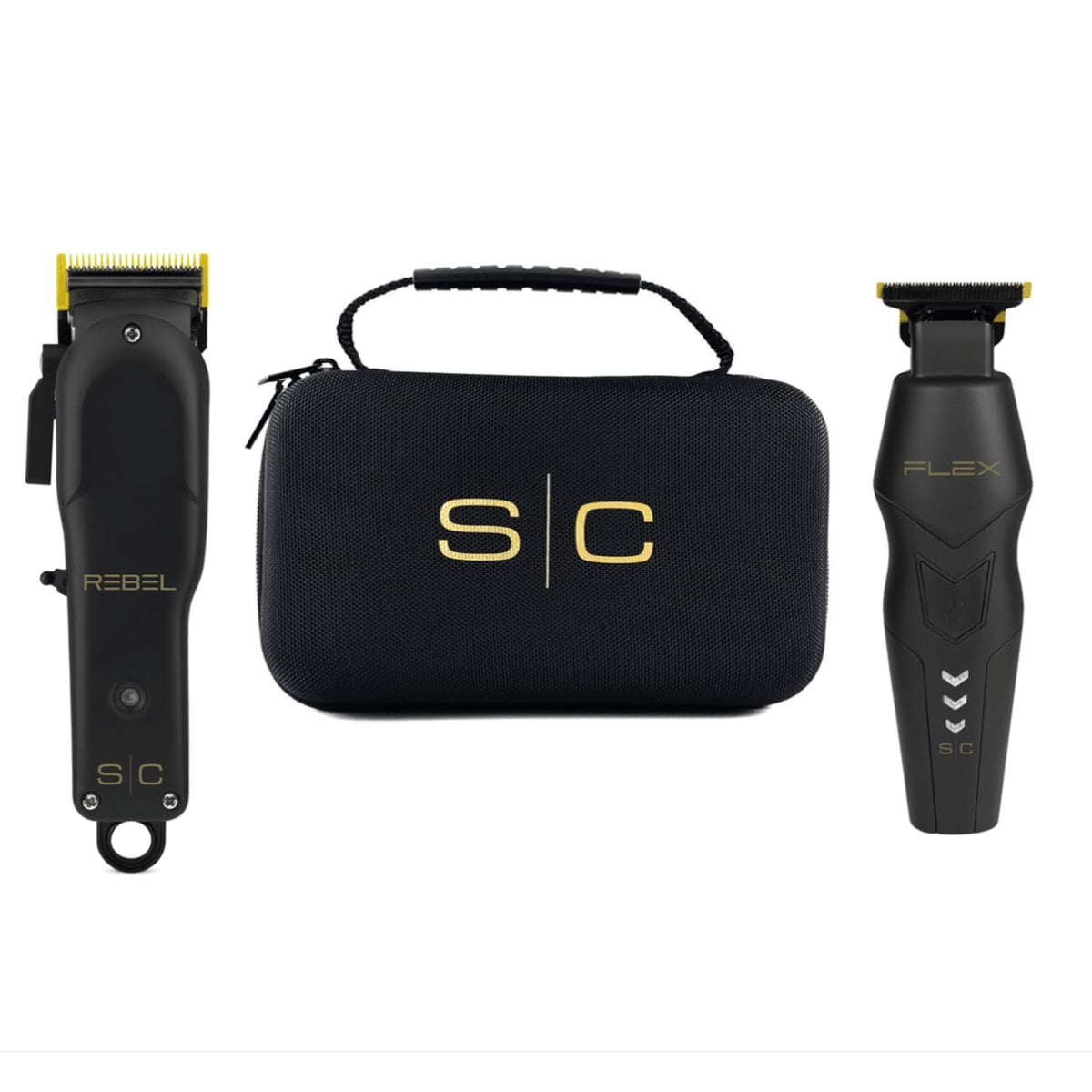 StyleCraft Super Set - Rebel Hair Clipper & Flex Cordless Hair Trimmer – Professional