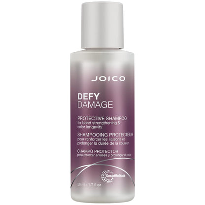 Joico Defy Damage Protective Shampoo — 50 ml travel-size bottle, front label, plain white background