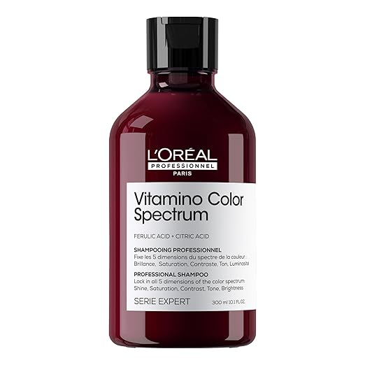 L’Oréal Professionnel Vitamino Color Spectrum Trio – Complete Radiance Routine for Color-Treated Hair (Shampoo + Conditioner + Mask)