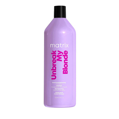 Matrix Unbreak My Blonde Shampoo — 1L, shown on its own