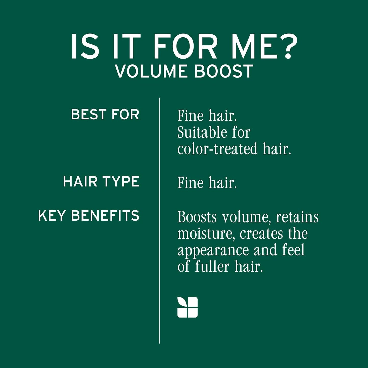 Biolage VolumeBoost Shampoo & Conditioner – Lightweight Volume for Fine Hair, Vegan, Paraben-Free