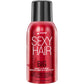 SexyHair Big What A Tease Backcomb in a Bottle Firm Volumizing Hairspray — red 4.2 oz can, front label, plain white background