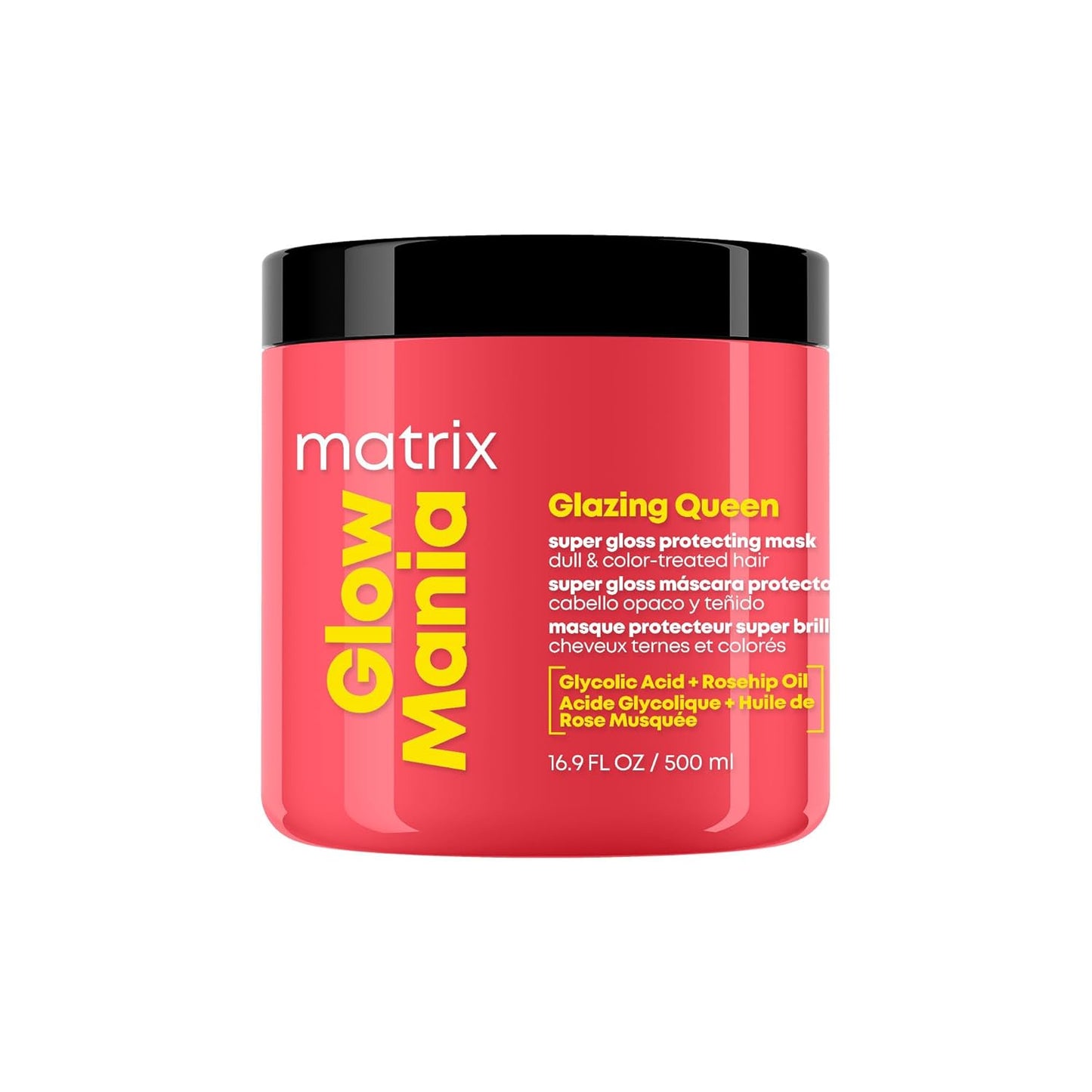 Matrix Glow Mania Glazing Queen Super Gloss Mask – Intense Shine & Color Lamination for Treated Hair