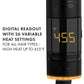 Black Gold styling surface on the Hot Tools digital salon curling iron — for extra smooth, shiny styles