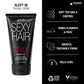 SexyHair Style Slept In Texture Creme — tube with soft-texture, frizz-taming and hold-level claims