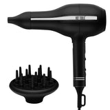 Hot Tools Pro Artist Black Gold Pro Ionic Salon Dryer with diffuser attachment, model HT1099BG