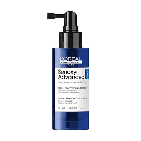 L'Oréal Professionnel Serioxyl Advanced Holiday Duo 2026 — the 90 ml denser hair serum with stemoxydine 5% included in the box