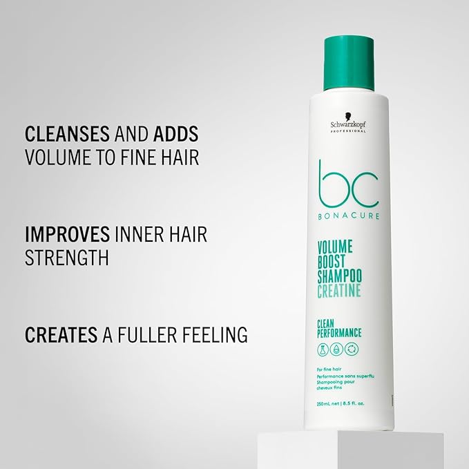 Bonacure Volume Boost Shampoo – Weightless Body for Fine Hair