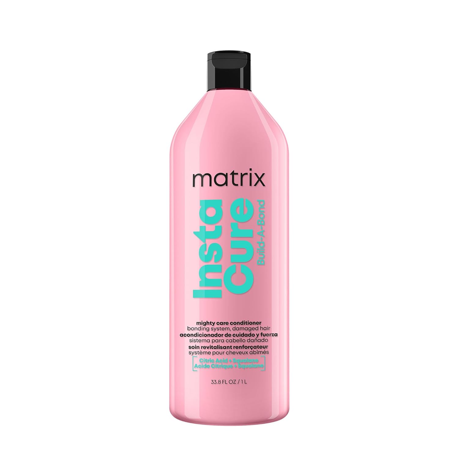Matrix Instacure Build-A-Bond Mighty Care Conditioner – Restores Strength & Smoothness to Damaged Hair