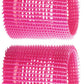 Jet Set EZ Grip 2 1/2 in pink self-gripping curlers 15116 — the pair