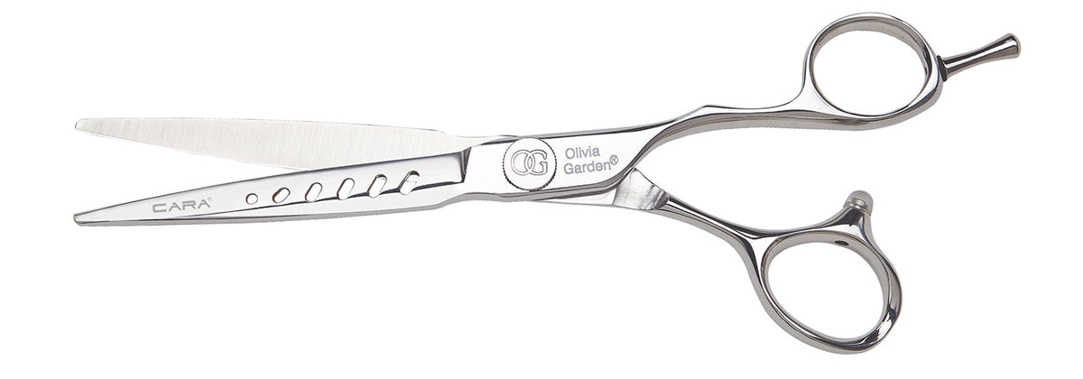 Olivia Garden Cara Shear Case Deal — 6.5", plain white background